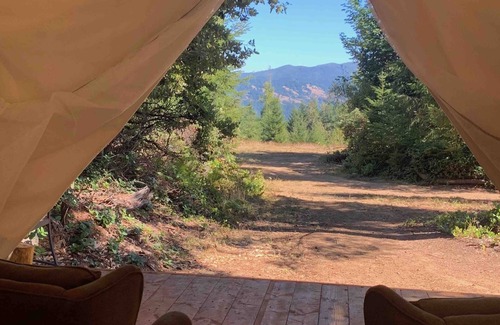 Blue Lake Cabin | Humboldt Glamping! A unique experience. Your very own private camp! Cabin & Tent
