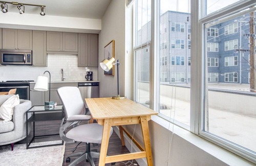 West Highland Apartment | Ideal Highland 1BR w/ Roof, Gym & W/D, near Highland Park, by Blueground