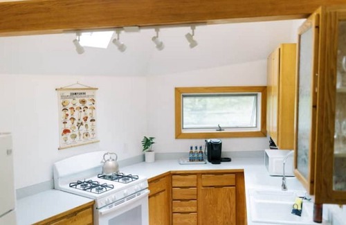 Stevensville Cabin | Idyllic A-Frame in Michigan's Harbor Wine Country- Pet friendly!