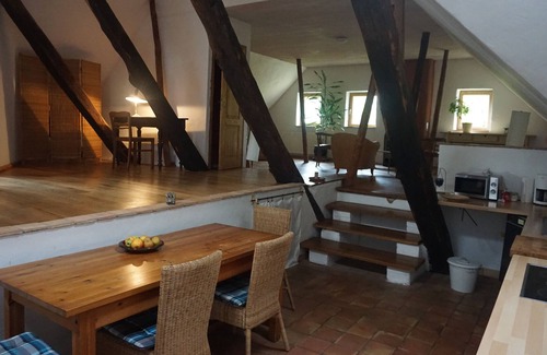 Borgholzhausen Apartment | Idyllic apartment with access to forest, pastures and meadows.