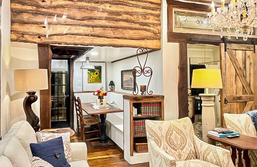 Helen Cottage | Idyllic cottage short drive to Helen with lovely views, furnished porch, firepit