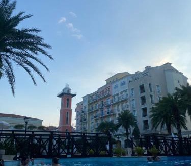 Jurere Internacional Apartment | Il Campanario - Vista Para a Piscina