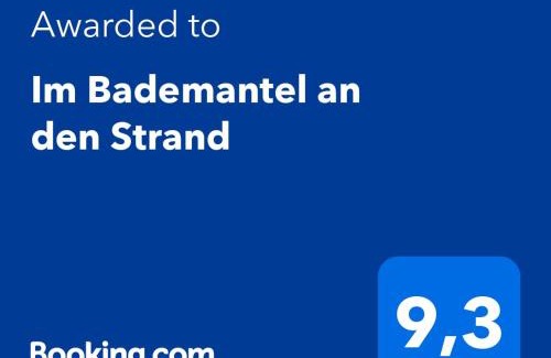 Eckernfoerde Apartment | Im Bademantel an den Strand mit Terrasse
