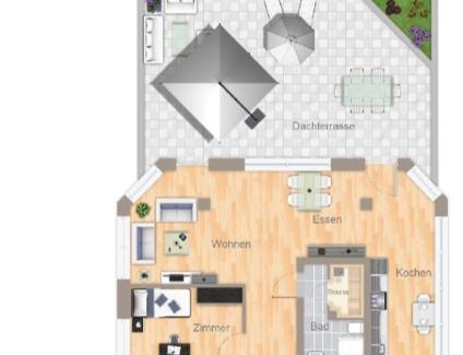 Wiesdorf Apartment | Im Herzen von Wiesdorf- Blick auf das BAYER-KREUZ -Appartement mit 2 Schlafzimmern-für 3 Personen -Zentral gelegen - Friedrich Ebert Platz 5a , 4te Etage - Dachterrasse und Sauna - Kaution Pflicht -