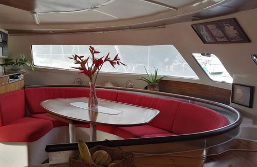 Le Marin Boat Rental | Imagine972 Martinique Bateau Hotel à Quai le Marin 3 Cabins 3 S.d.B 6 pers max
