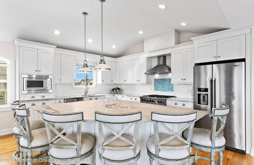 Harvey Cedars House | Immaculate Pool/Elevator 5 bedroom, 4 bath home w/outdoor living space/fire pit