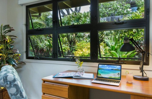 Waialae Iki Ridge House | Immersed in nature Home w/A/C, bbq area, Hale Poola