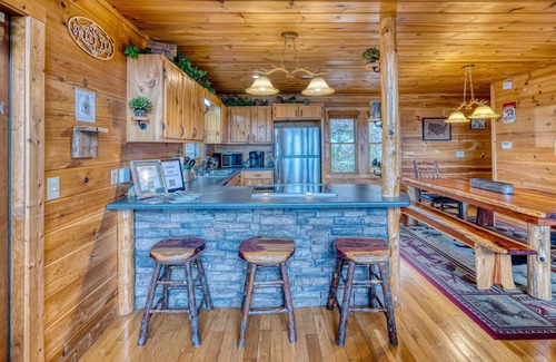Morganton Cabin | In The Heights - Hot Tub | Fire Pit | Game Room | Mountain Views
