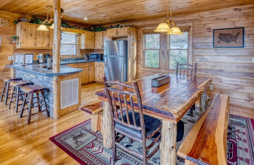 Morganton Cabin | In The Heights - Hot Tub | Fire Pit | Game Room | Mountain Views