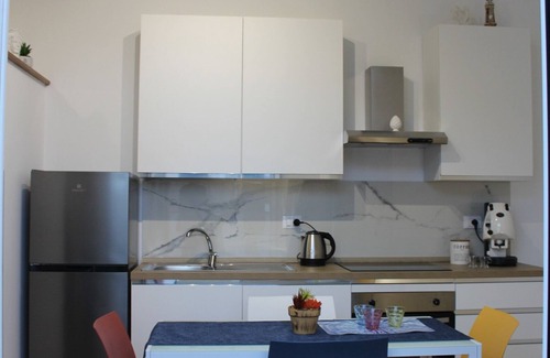 Capaci Apartment | Independent apartment with 2 terraces Kitchen-living room with Laundry-WIFI