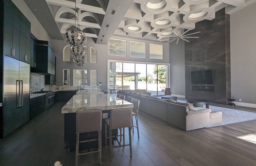 Fresno House | Indoor Basketball Court and Cinema Haven