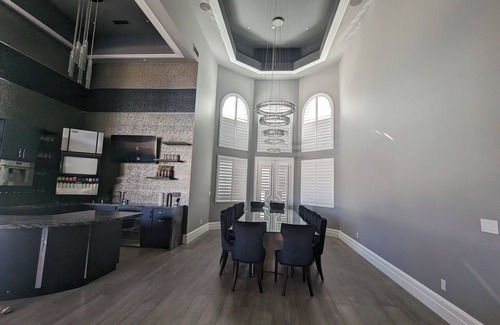 Fresno House | Indoor Basketball Court and Cinema Haven