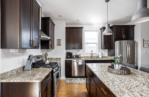Near Northside House | Indy Experience House/Movie Theater, Patio, Office, Private Parking