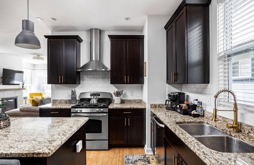 Near Northside House | Indy Experience House/Movie Theater, Patio, Office, Private Parking