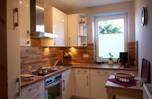 Neue Tiefe Apartment | Inselblume 15 - vacation home with garden, in absolute peace and quiet