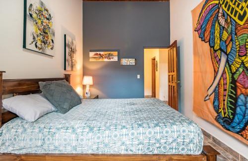 Barrio Las Parcelas House | Intimate Earthy Vibe - Bedroom in a Tropical Paradise
