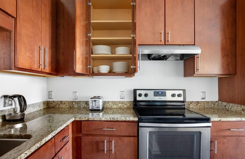 Cambridge Apartment | Inviting Alewife 2BR w/Gym & W/D, nr Red Line, by Blueground