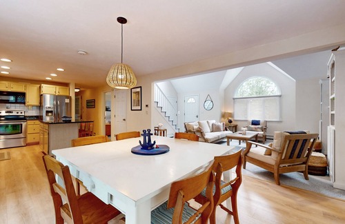 East Falmouth House | Inviting dog-friendly home with furnished deck & firepit, near golf