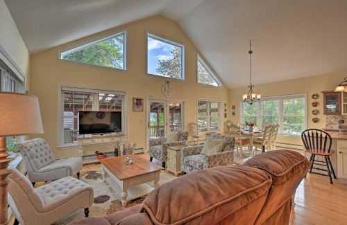 Lucerne-in-Maine House | Inviting Lakefront Home Seasonal Boat Dock!