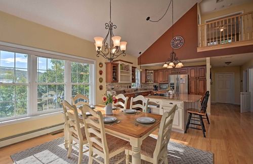 Lucerne-in-Maine House | Inviting Lakefront Home: Seasonal Boat Dock!
