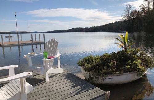 Moultonborough Cottage | Inviting Winnipesaukee Cottage ~ Sandy Beach, Great Location, Dock for Boat