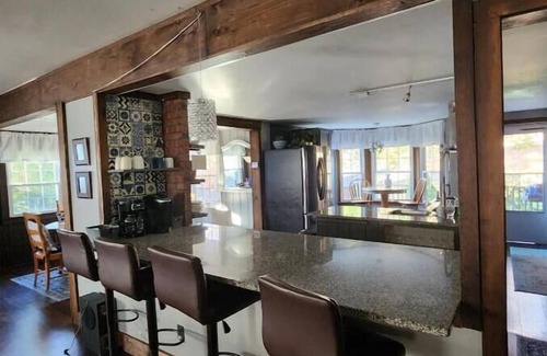 Harrison House | Irish Chalet Home near Long Lake