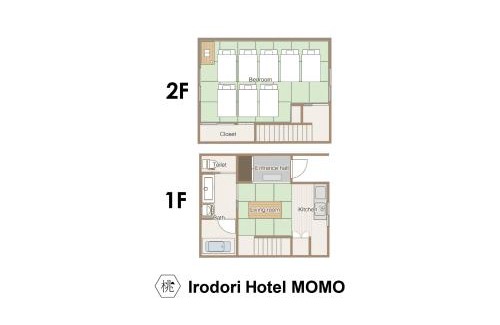 Hakata-ku Apartment | Irodori Hotel MOMO