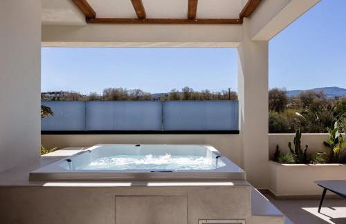 Adelianos Kampos Apartment | Isla Luxury Apartments - Private Hot tub - 100m from beach