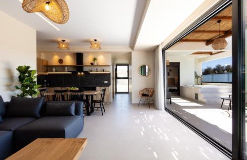 Adelianos Kampos Apartment | Isla Luxury Apartments - Private Hot tub - 100m from beach