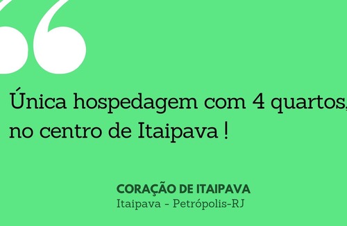 Bom Sucesso Apartment | ITAIPAVA HEART - PETRÓPOLIS / RJ
