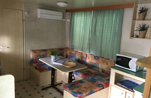Viareggio Ski Chalet | Italy mobile home on Tuscan coast at famlie Camping near Sea, Pisa