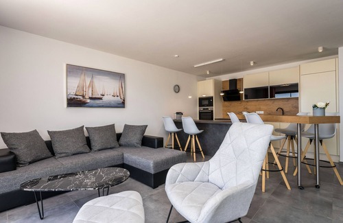 Privlaka Apartment | JamC Dream: Family dream right by the sea with heated pool