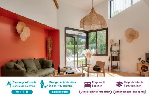 Fouesnant House | Jardin et piscine - 1km de la plage de Mousterlin