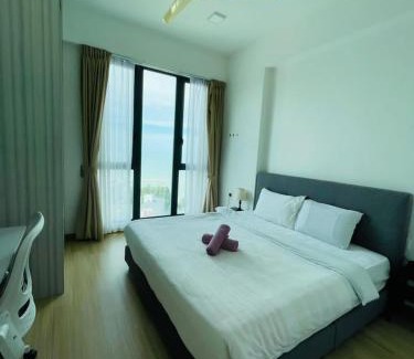 Seri Tanjung Pinang Apartment | Jazz Suite Ocean View Netflix SmartTV