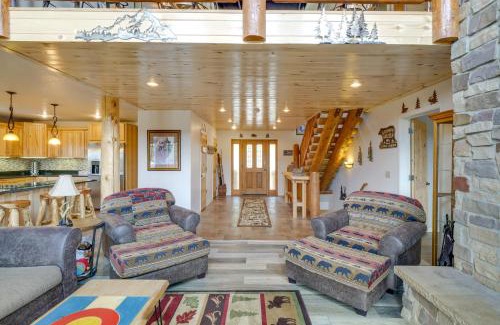 Indian Mountain House | Jefferson Cabin with Fire Pit and Sauna Near Hiking!