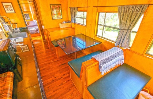 Paso Robles RV Rental | Johnny Cash Trailer - Johnny Cash Themed Spartanette On Vineyard