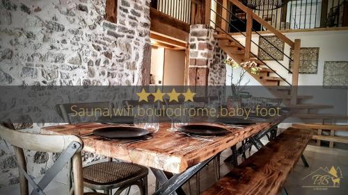 Cleurie Ski Chalet | Joli chalet 12 personnes 200m2 sauna baby-foot