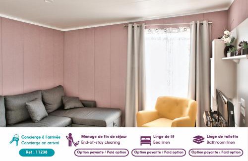 Bretignolles-sur-Mer Ski Chalet | Joli Chalet pour 6 - Domaine avec piscine