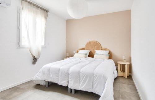 La Gueriniere House | Jolie maison pour 8 - 400m de la plage - terrasse