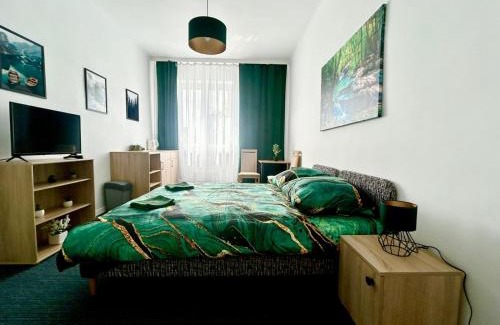 Wrzeszcz Apartment | Jungle Studio New Prywatna łazienka