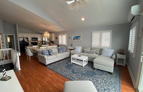 Townsend's Inlet House | JUST A FEW STEPS TO THE BEACH! Beach block! + A half court basketball area for the kids to play.