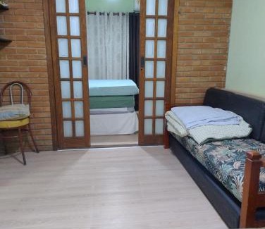 Mirim Apartment | Kitão pé na areia praia e sol