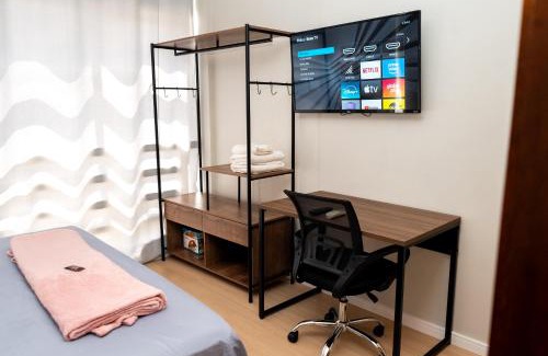Sudoeste e Octogonal Apartment | KIT Ipê Rosa -121- Sudoeste - Melhor Custo Benefício - Até 4 pessoas