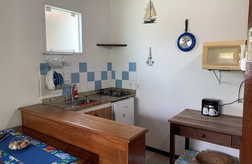 Cem Bracas Apartment | Kitchenett 4 minutes from the beach (walking) with breakfast.