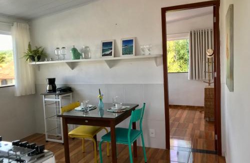Praia Grande Apartment | KITNET Ar condicionado, Wi Fi e varanda perto Praia Grande