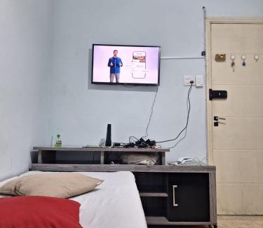 Boqueirao Apartment | kitnet pé na areia, em frente a praia.