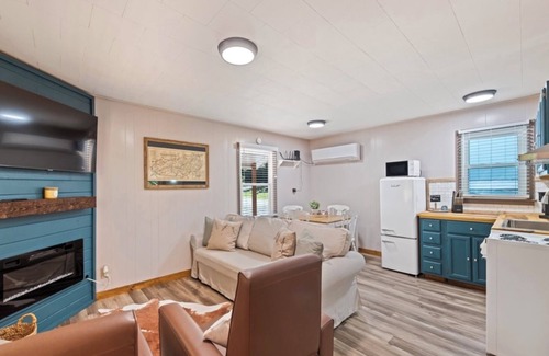 Maggie Valley Cottage | Knotty Pine Cottage/Charming and Cozy w/Hot Tub, Pet Friendly!