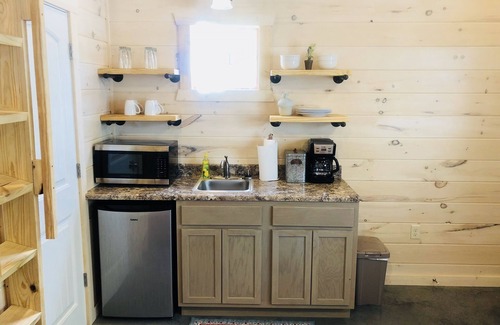 Mountain View Cabin | Knotty Squirrel Unit 1 King Suite with ladder loft