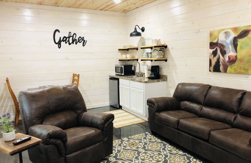 Mountain View Cabin | Knotty Squirrel Unit 5 King Suite with pullout sofa