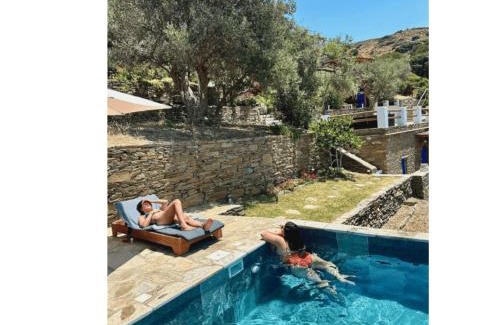 Andros Apartment | Kotseli - Sea View, Pool, Sunsets